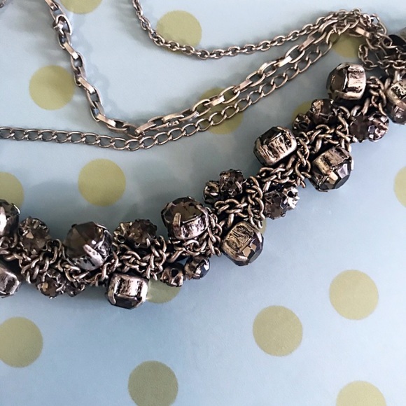 American Eagle Sparkle multi chain Necklace - Picture 2 of 3